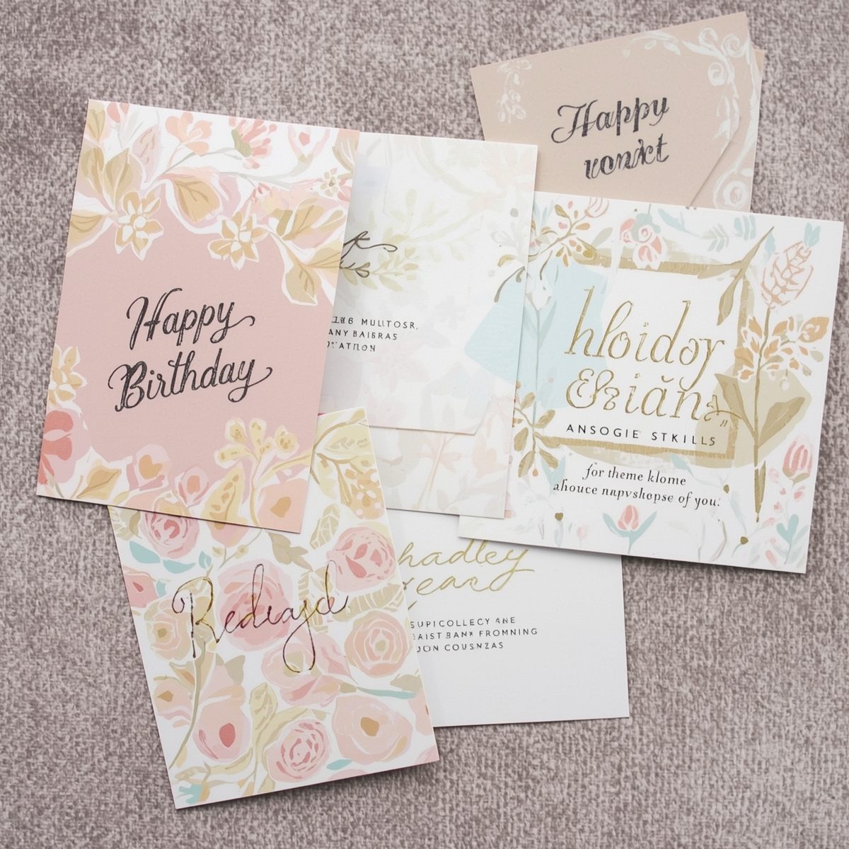 Foil stamping close-up